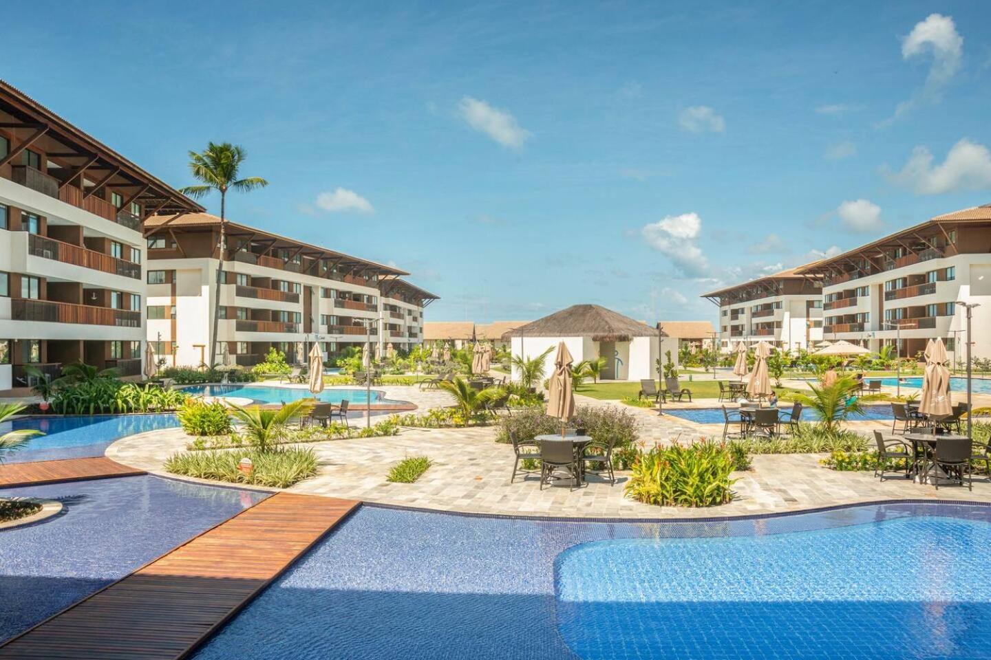 Cupe Beach Living Resort Beira Mar Porto De Galinhas Flat Luxo Sofisticado 3Qts Екстериор снимка