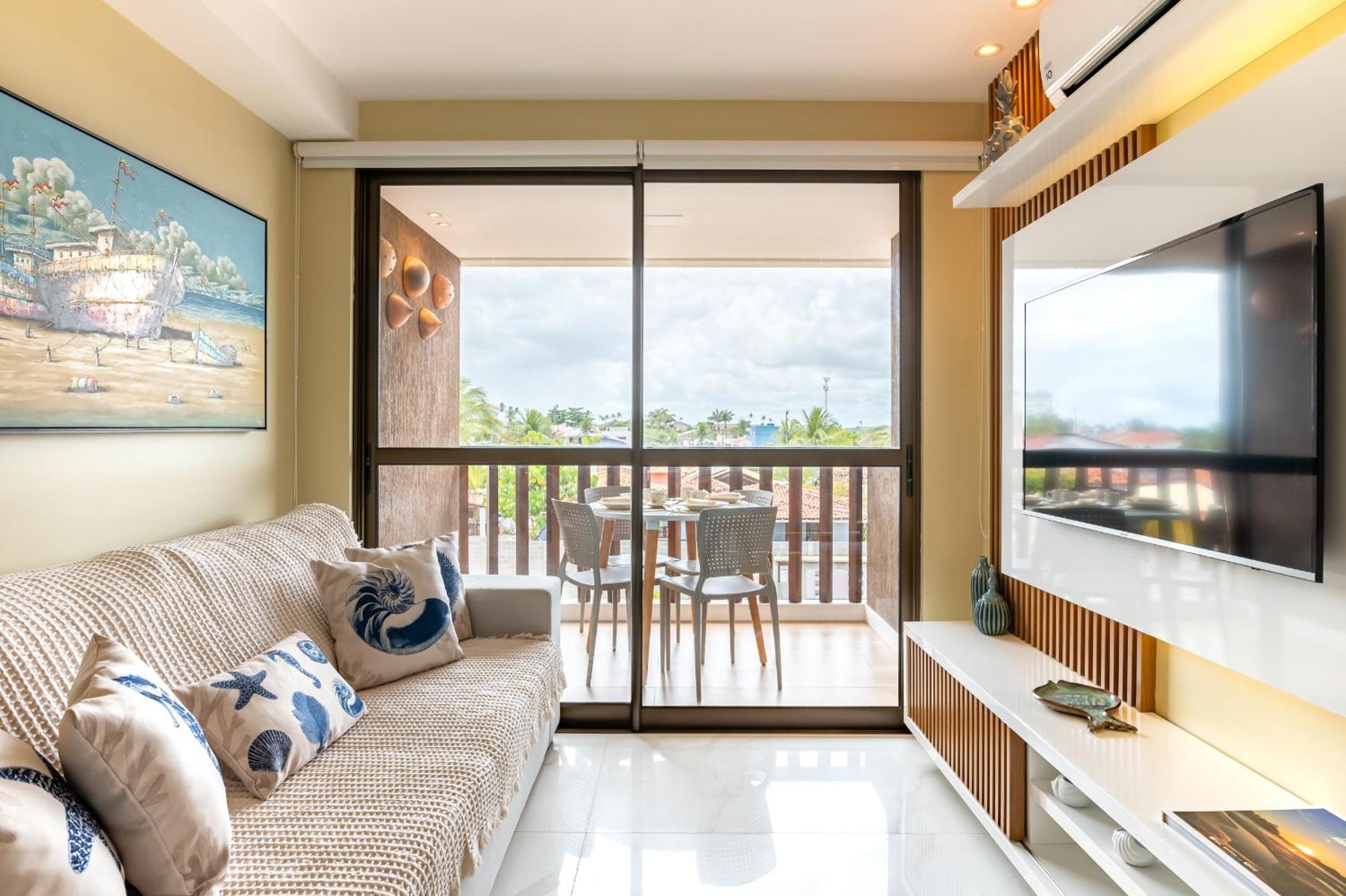 Cupe Beach Living Resort Beira Mar Porto De Galinhas Flat Luxo Sofisticado 3Qts Екстериор снимка